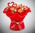 Piękny bukiet z sercami dla ukochanej osoby, na Walentynki