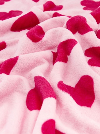 Prezent walentynkowy - duży, miękki kocyk dla zakochanych