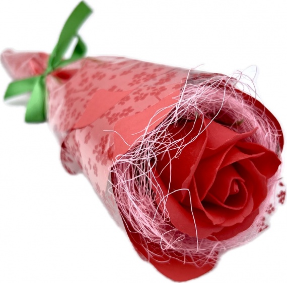 Prezent Podziękowanie na Zakończenie Roku MYDLANA RÓŻA Mydlane Kwiaty Kwiat