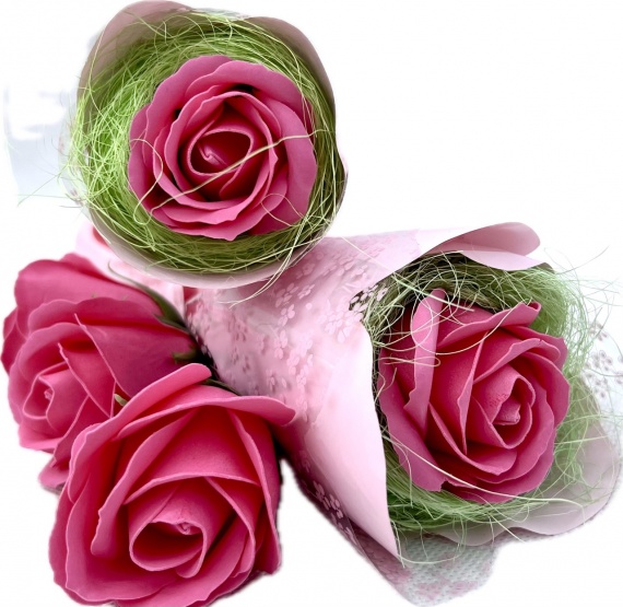 Kwiatek mydlany, mydlana róża na zakończenie roku, Dzień Nauczyciela, dla nauczycielki