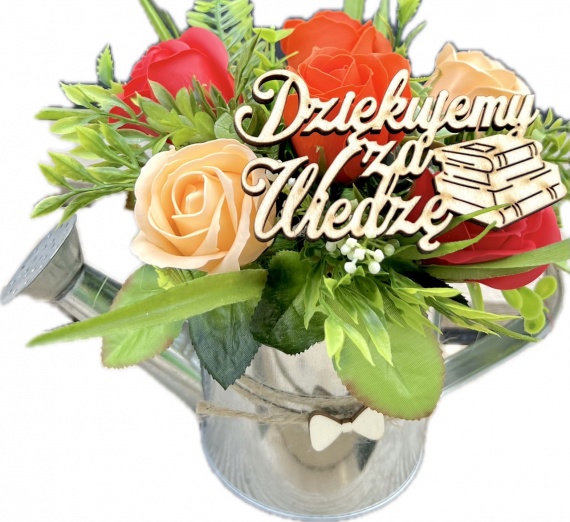 PIĘKNY ORYGINALNY BUKIET Mydlany Prezent dla Wychowawczyni Mydlane Róże