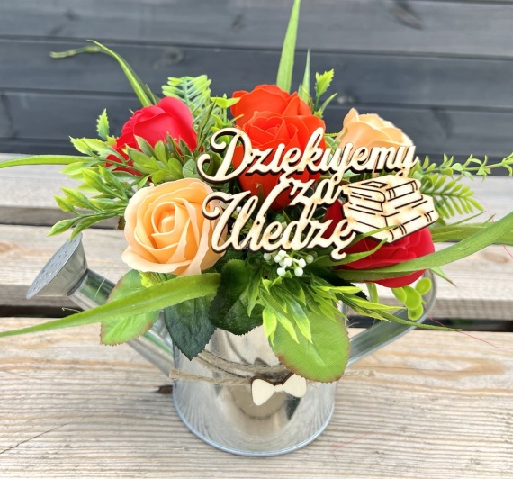 PIĘKNY ORYGINALNY BUKIET Mydlany Prezent dla Wychowawczyni Mydlane Róże