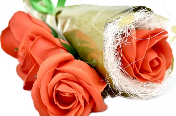 Prezent na Dzień Nauczyciela Zakończenie Roku Piękna MYDLANA RÓŻA Mydlane Kwiaty