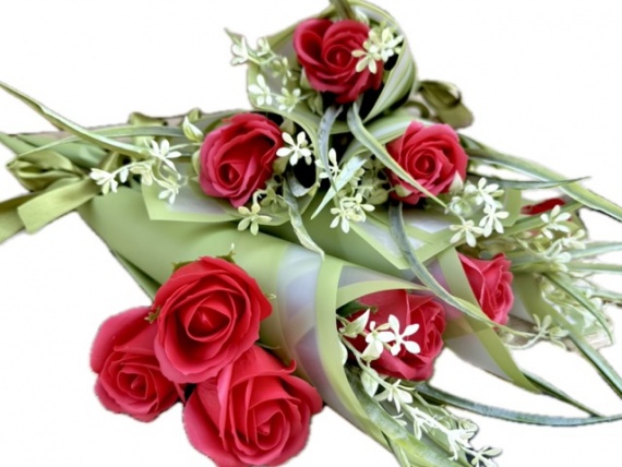 Prezent na Dzień Nauczyciela Mydlane Róże Kwiaty Mydlana Róża