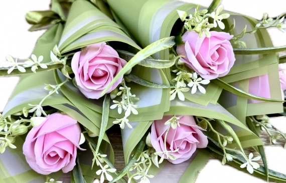 Prezent na Dzień Nauczyciela Mydlane Róże Kwiaty Mydlana Róża