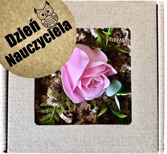 Prezent na Dzień Nauczyciela dla Nauczycielek Przedszkolanek MYDLANA RÓŻA