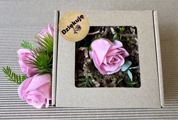 Prezent na Dzień Nauczyciela dla Nauczycielek Przedszkolanek MYDLANA RÓŻA