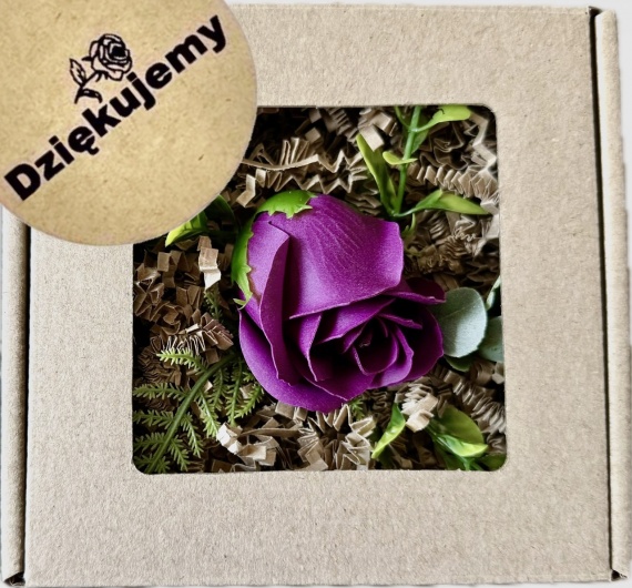 Prezent dla Nauczycielek na Dzień Nauczyciela Kwiaty Mydlane Box Prezentowy