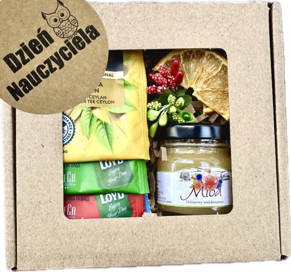 Prezent na Dzień Nauczyciela dla Nauczycielek Nauczycieli Box Prezentowy