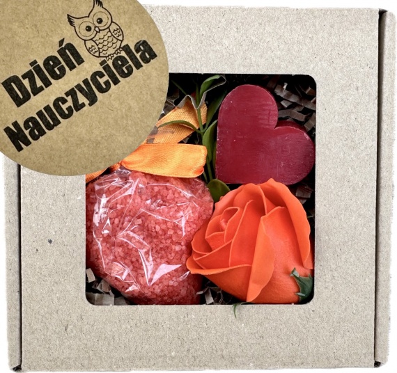 Fajny Prezent dla Nauczycielki Mydlane Kwiaty Róża zamiast Kwiatów