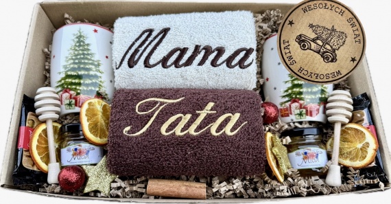 Oryginalny Ładny Prezent na Święta Świąteczny dla Szefa i Szefowej Ręczniki