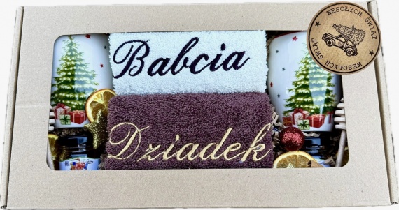 Oryginalny Ładny Prezent na Święta Świąteczny dla Szefa i Szefowej Ręczniki