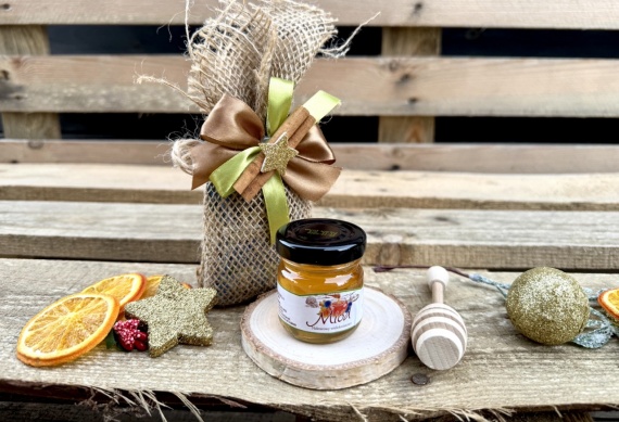 Prezent na Święta Box Prezentowy dla Klienta Pracownika Kontrahenta Miód