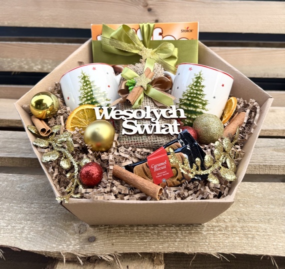 DUŻY Prezent na Święta Kosz Prezentowy dla Rodziców Mamy i Taty Dziadków