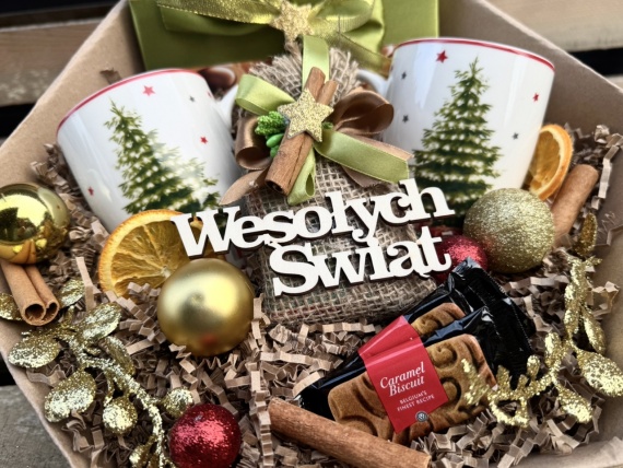 DUŻY Prezent na Święta Kosz Prezentowy dla Rodziców Mamy i Taty Dziadków