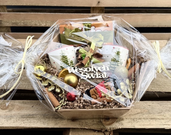 DUŻY Prezent na Święta Kosz Prezentowy dla Rodziców Mamy i Taty Dziadków