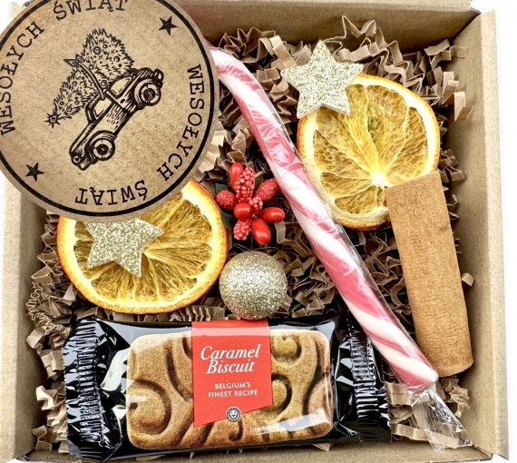 Prezent na Święta Słodki Miły BOX dla klientów pracowników kontrahentów