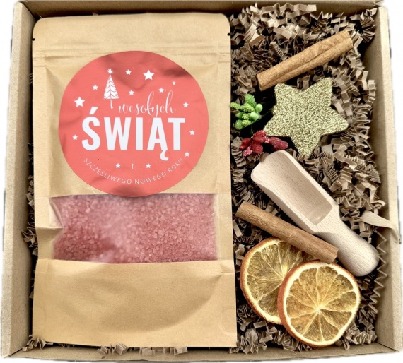 Prezent na Święta Boże Narodzenie Zestaw SPA Kosmetyki Box Kosz Prezentowy