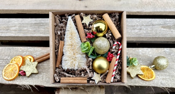 Piękny Box Prezentowy Prezent na Święta dla klientów klienta kontrahentów