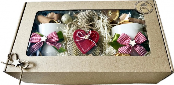 Wyjątkowy Prezent na Święta Zestaw Prezentowy dla 2 osób Babci i Dziadka