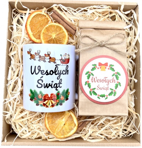 Piękny i praktyczny prezent na Boże Narodzenie. Wyjątkowy uroczy zestaw, który ucieszy obdarowaną osobę.