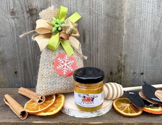 Fajny Prezent na Święta Herbata Kubek Miód Zestaw Prezentowy pod Choinkę