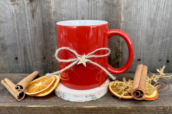 Fajny Prezent na Święta Herbata Kubek Miód Zestaw Prezentowy pod Choinkę