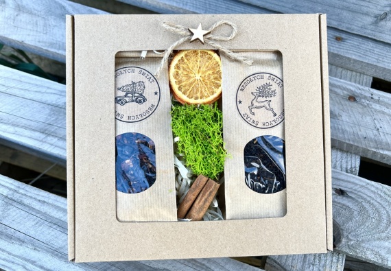 PREZENT na Święta Kosz Prezentowy Box HERBATA