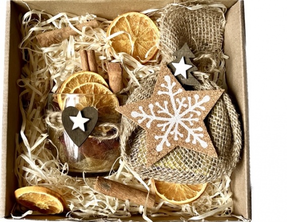 Świąteczny ZESTAW PIĘKNY Prezent na Święta pod Choinkę Kubek Herbata