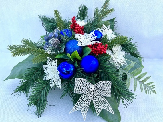 WIĄZANKA Stroik Świąteczny na Grób Cmentarz Święta