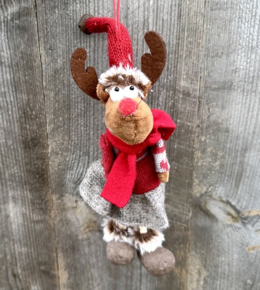 Śliczny Prezent na Święta Zestaw Prezentowy pod Choinkę Herbata Miód Renifer