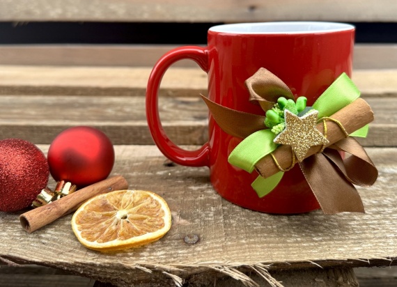 Oryginalny Prezent na Święta Świąteczny Zestaw Box Prezentowy Koc Kubek