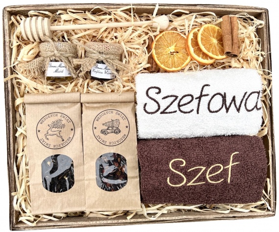  Prezent na Święta pod Choinkę Herbata Kubki Miód