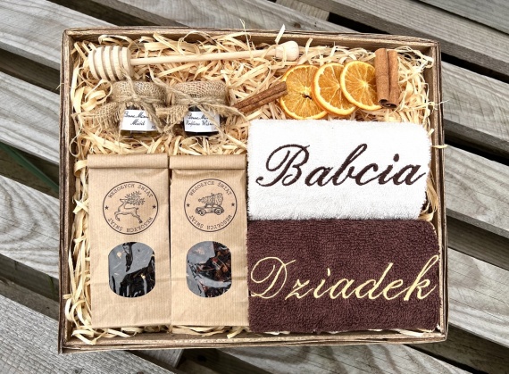  Prezent na Święta pod Choinkę Herbata Kubki Miód