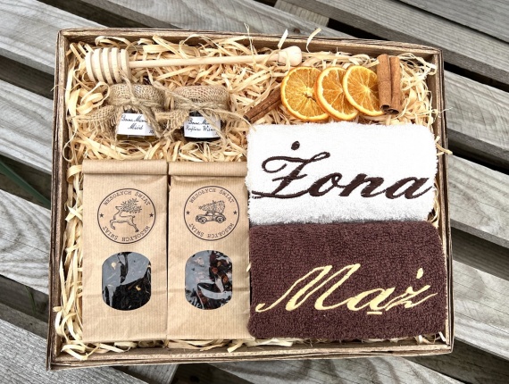  Prezent na Święta pod Choinkę Herbata Kubki Miód