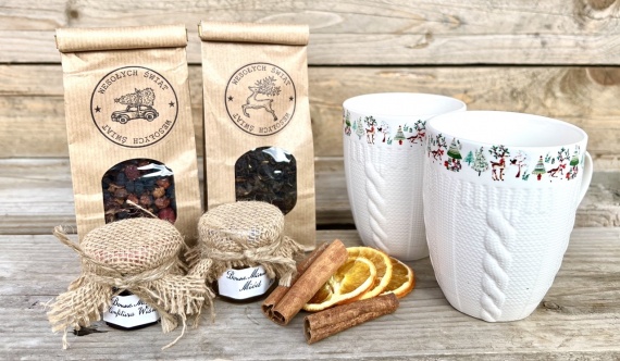 Prezent na Święta WYJĄTKOWY ZESTAW Kubki Herbata