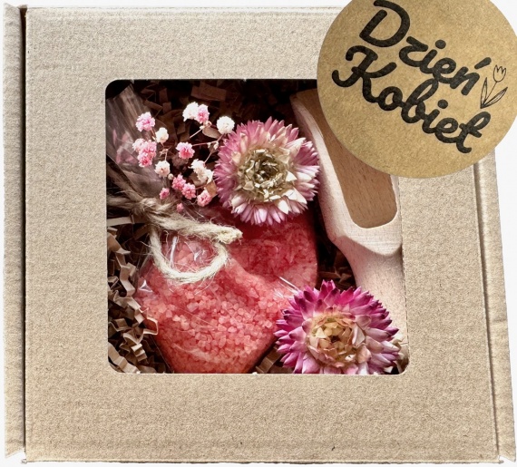 Elegancki Prezent na Dzień Kobiet Naturalny Box Prezentowy SPA Kosmetyki