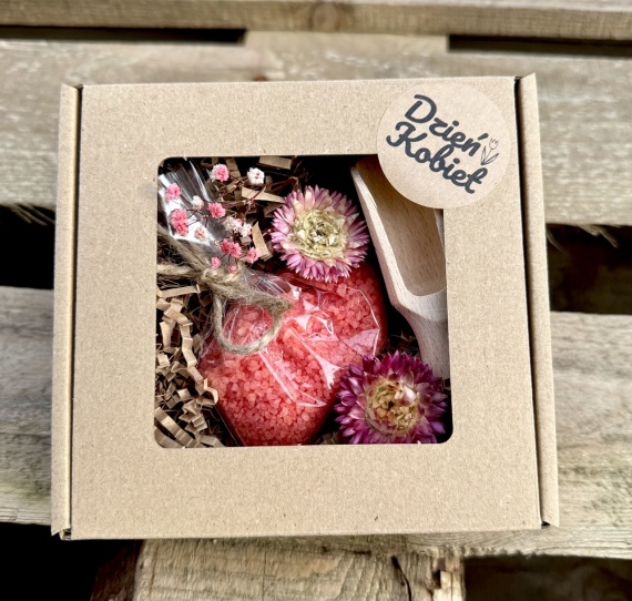 Elegancki Prezent na Dzień Kobiet Naturalny Box Prezentowy SPA Kosmetyki