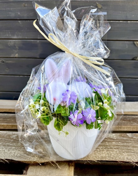 Stroik Wielkanocny Zając na Wielkanoc Dekoracja na Stół do Salonu Biura