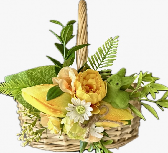 Wielkanocny DUŻY Koszyk na święconkę Koszyczek do święconki na Wielkanoc