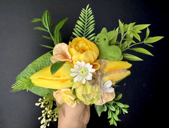 Wielkanocny DUŻY Koszyk na święconkę Koszyczek do święconki na Wielkanoc