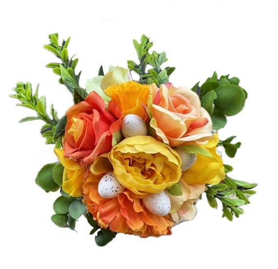 Piękna DEKORACJA na Koszyk na święconkę Koszyczek do święconki na Wielkanoc