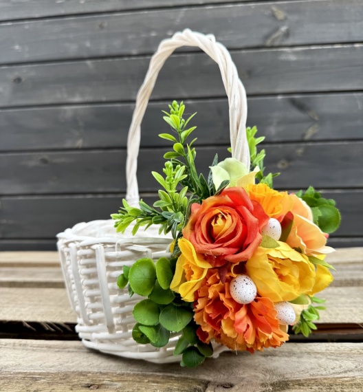 Wielkanocny DUŻY Koszyk na święconkę Koszyczek do święconki na Wielkanoc