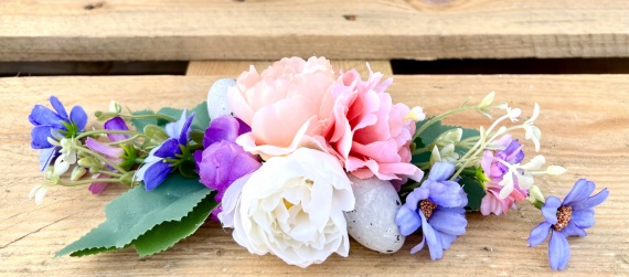 Koszyk Kosz Koszyczek Wiklinowy Wielkanocny do Święconki z Dekoracją