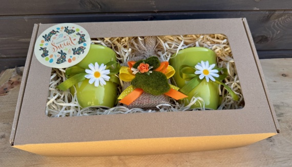 Upominek Prezent od Zajączka na Wielkanoc Wielkanocny Zestaw Kubków Kubki