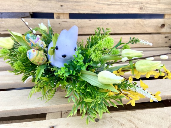 Stroik na Wielkanoc Wielkanocny Świąteczny na stół