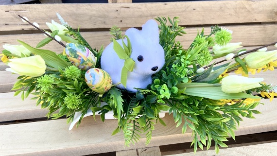 Stroik na Wielkanoc Wielkanocny Świąteczny na stół