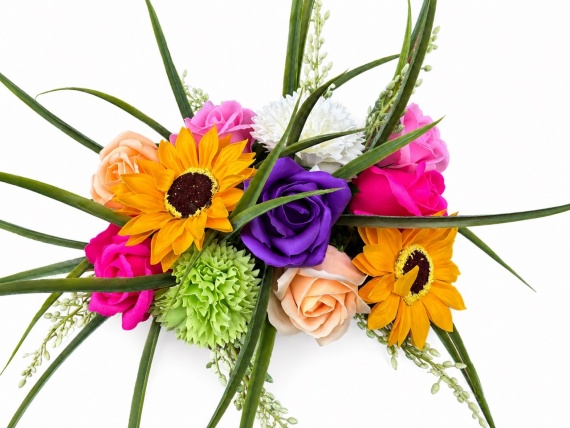 Bukiet Mydlany z Kwiatów Mydlanych Flower Box Mydlany dla Mamy Dzień Matki