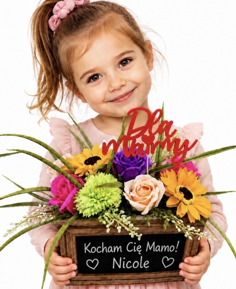 Bukiet Mydlany z Kwiatów Mydlanych Flower Box Mydlany dla Mamy Dzień Matki