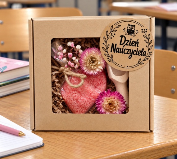 Elegancki Prezent na Dzień Nauczyciela dla Nauczycielki Box Prezentowy SPA
